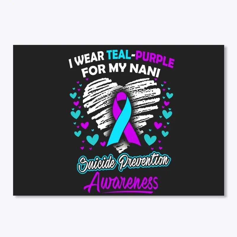 I Wear Teal Purple For My Nani