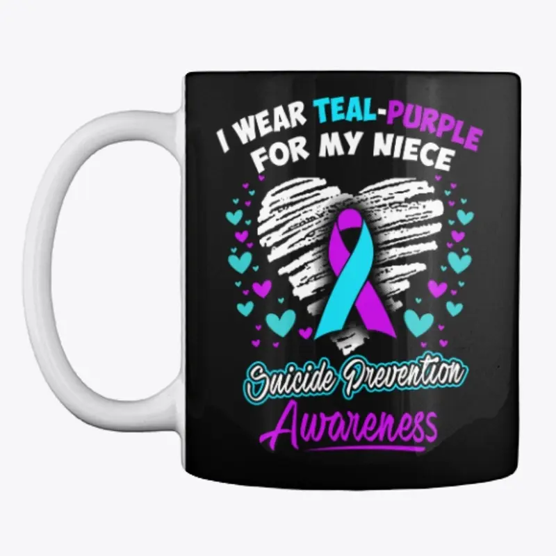 I Wear Teal Purple For My Niece